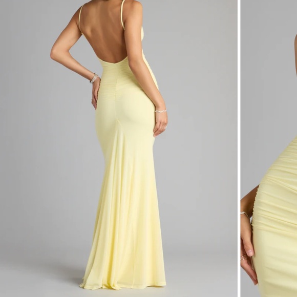 Long Yellow Dress - Picture 2 of 5